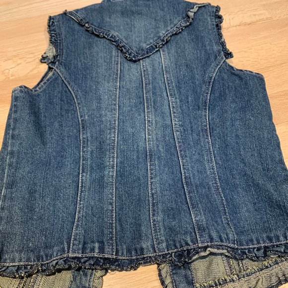 Jones Wear Jeans Denim Vest - Picture 2 of 3